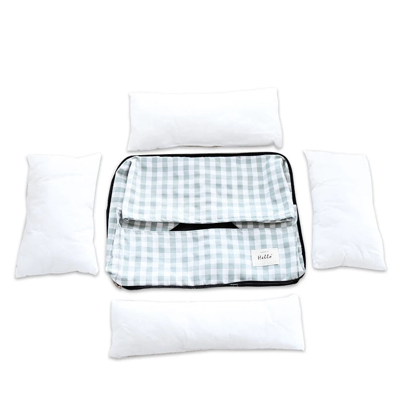 Gemütliches Nest – Das atmungsaktive Baumwollbett für kleine Hunde mit Stil